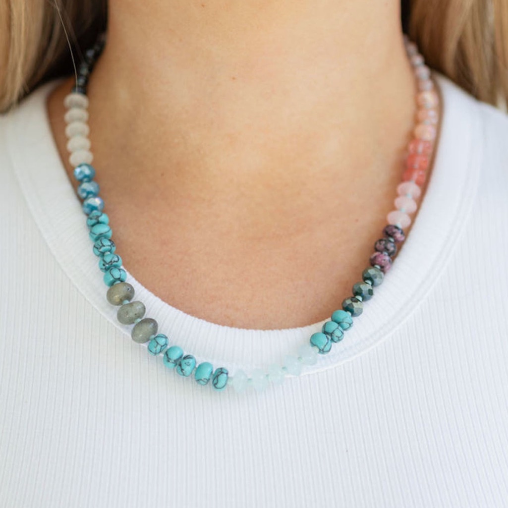 Erin Mcdermott Jewelry Filled With Gratitude Necklace Multi Color One Size